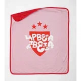 Prekrivac crvena zvezda interlok roze 80x90 ( 3131-24r )