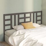  Uzglavlje za krevet sivo 206 x 4 x 100 cm od masivne borovine | shoptok.hr