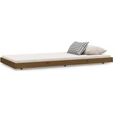  Posteljni okvir medeno rjav 75x190 cm trdna borovina, (20739160) | Shoptok.si