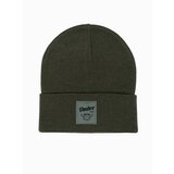 Ombre zimska kapa za muškarce maslinasto zelena H103 Cene