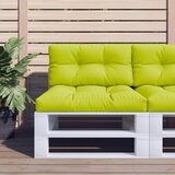  Jastuk za palete jarkozeleni 80 x 40 x 12 cm od tkanine | shoptok.hr