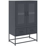  Visoka komoda antracit 68x39x111 5 cm od čelika | shoptok.hr