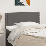  Uzglavlje sivo 100x5x78/88 cm od umjetne kože | shoptok.hr