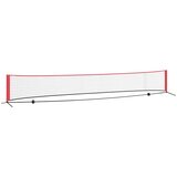  Teniska mreža Crna i crvena 595 x 90,5 x 87 cm Poliester | shoptok.hr