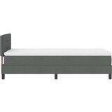 vidaXL Krevet s box springom s madracem tamno sivi 90x190 cm tkanina | shoptok.hr