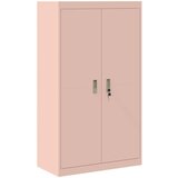 vidaXL Omarica za shranjevanje 2 pcs Roza 80 x 40 x 140 cm Jeklo, (5000152718) | Shoptok.si