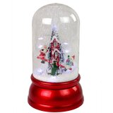 Christmas Dome Decoration Snow Santa Claus Red | shoptok.hr