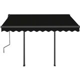  Avtomatska tenda LED + senzor 3,5x2,5 m antracitna, (20729096) | Shoptok.si