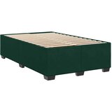 Box spring krevet s madracem tamnozeleni 120x200 cm baršunasti | shoptok.hr