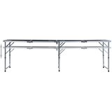  Zložljiva miza za beer pong 240 cm črna, (5000202780) | Shoptok.si
