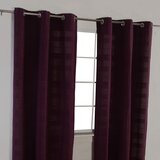 HOMESCAPES Bombažne zavese Rajput Ribbed Purple, par, 165x229 cm Kapljice, (20749210) Cene