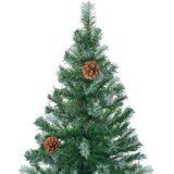  Umjetno osvijetljeno božićno drvce s kuglicama i šiškama 180 cm | shoptok.hr