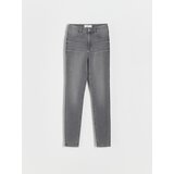 Reserved - Slim fit traperice - siva | shoptok.hr