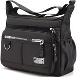 IZMAEL Muška torba preko ramena - crna | shoptok.hr