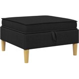  Set namještaja za dnevni boravak s jastukom 6 pcs Crna Tkanina | shoptok.hr