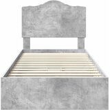  s od storage Betonski sivi 90 x 190 cm Konstruirano drvo | shoptok.hr