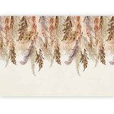  Foto tapeta - Minimalist boho landscape - dangling leaves in beige colours 150x105 | shoptok.hr
