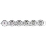REV Multiple Socket Outlet Supraflex white Cijene