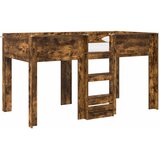  Krevet na kat za djecu s madracem Dimljeni hrast 100 x 200 cm | shoptok.hr
