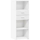 Furnova Visoka omara bela 45x42,5x124 cm inženirski les, (21955134) | Shoptok.si