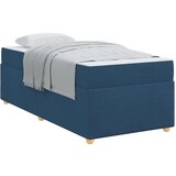  Konstrukcija postelje z vzmetnico Modra 91 x 200 cm blago, (5000069815) | Shoptok.si