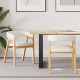  Trpezarijske stolice 2 pcs Prirodna 54 x 57 x 73 cm | shoptok.hr