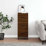  Komoda boja smeđeg hrasta 34 5 x 34 x 90 cm konstruirano drvo | shoptok.hr