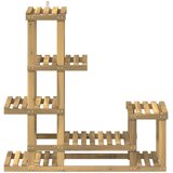  Stalak za biljke Bijela 93,5 x 25 x 91,5 cm Čvrsto drvo akacije | shoptok.hr