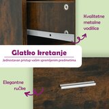 vidaXL Noćni ormarić boja dimljenog hrasta 50 x 32 x 60 cm | shoptok.hr
