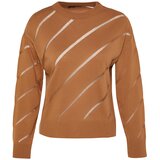 Trendyol Sweater - Brown - Regular fit Cijene