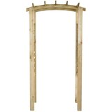 LUK s rešetkom 110 x 60 x 210 cm impregnirana masivna borovina | shoptok.hr