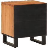  Noćni ormarići 2 kom 40 x 34 x 46 cm masivno bagremovo drvo | shoptok.hr