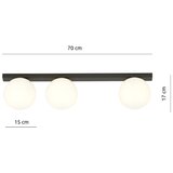  plafonsko svetlo fit 3xE14/10W/230V crna/bela | Eponuda.com