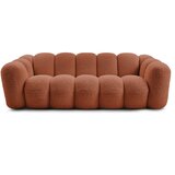 Bobochic Paris Opečnato oranžna sedežna garnitura iz tkanine bouclé 232 cm Hippolyte – | Shoptok.si