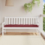  Jastuk za vrtnu klupu prošarano crvena vina 180x50x7cm tkanina | Eponuda.ba