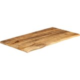 Stolna ploča 100x60x3,8 cm masivno drvo manga sa živim rubom | shoptok.hr