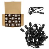  LED spoljašnji dekorativni niz BAJA ST64 20xE27/1W/230V 10,9m IP44 topla bela | Eponuda.com