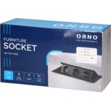 Orno Produžni kabel OR-GM-9033(GS)/G, Crna | Eponuda.ba