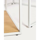 Kave Home Stolići za kavu u setu 2 kom s pločom stola u dekoru hrasta u svijetloj prirodnoj boji 50x100 cm Yoana – | shoptok.hr