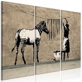  Slika - Banksy: Washing Zebra on Concrete (3 Parts) 120x80 Cijene