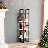 vidaXL ormarić za knjige s 4 razine bijeli 40x30x140 cm od borovine Cijene
