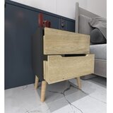 Hanah home Noćni ormarić krem | Eponuda.ba