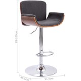  Barski stolac od tkanine sivi | shoptok.hr