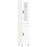Maison Chic Visoka omara - Komoda - Predalnik bela 34,5x34x180 cm inženirski les, (21719876) Cene