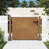  Vrtna vrata 100x75 cm Corten čelik u