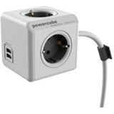 Allocacoc PowerCube 4xSchuko + USB A+C 1.5m 10436/DEEUAC | Eponuda.com
