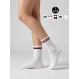 Sinsay Set bijelih čarapa s natpisima i prugama 5 pack | shoptok.hr