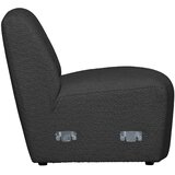 WOOOD Antracitno siva modularna sjedeća garnitura od bouclé tkanine (srednji modul ) Coco – | shoptok.hr