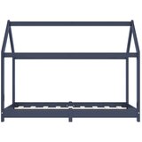  Okvir za dječji krevet od masivne borovine sivi 70 x 140 cm | shoptok.hr