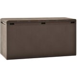 vidaXL Vrtna škatla za shranjevanje rjava 114x47x60 cm Cene